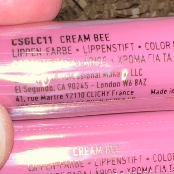 NYX Candy Slick Lip Gloss Duo in Pink Cream Bee 2 pc set - Picture 2 of 2